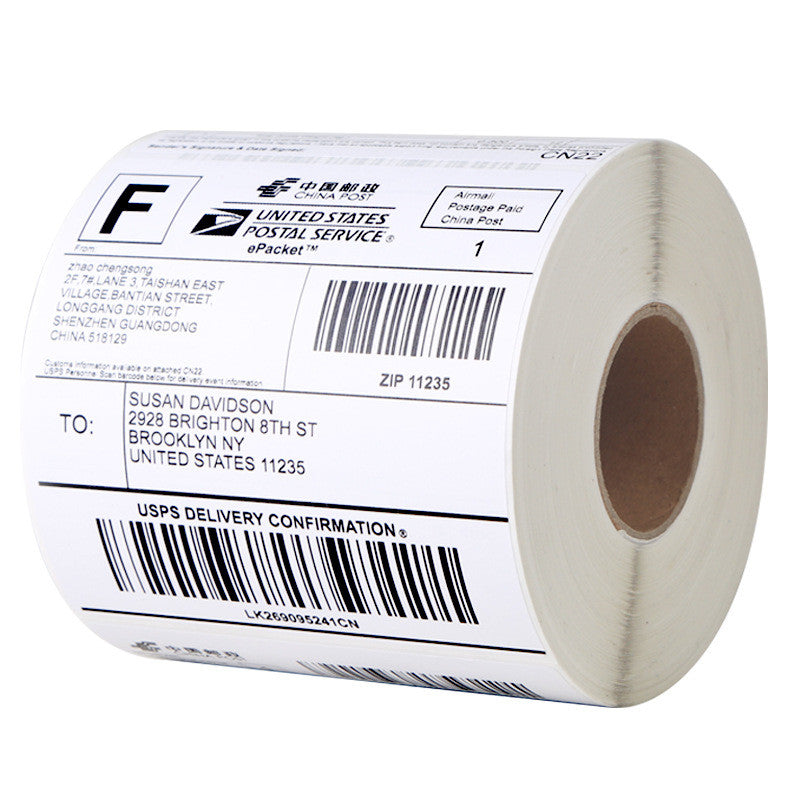 Three-proof Thermal Label Paper Self-adhesive Printing Paper Toner Ink Canada