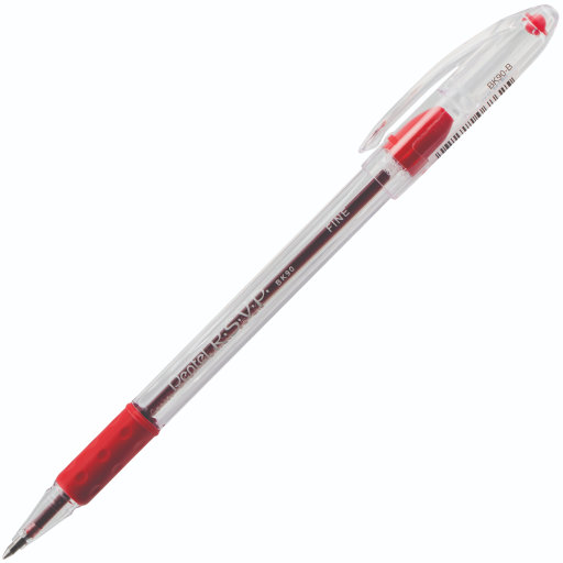 R.S.V.P. Ballpoint Pen, (0.7mm), Red Ink
