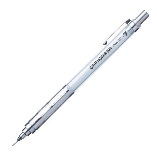 GraphGear 300 Mechancial Drafting Pencil (0.7mm), White Accents