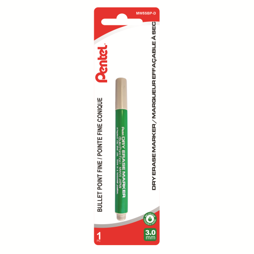 Pentel Dry Erase Marker (3.0mm) 1PC Pack, Green Ink