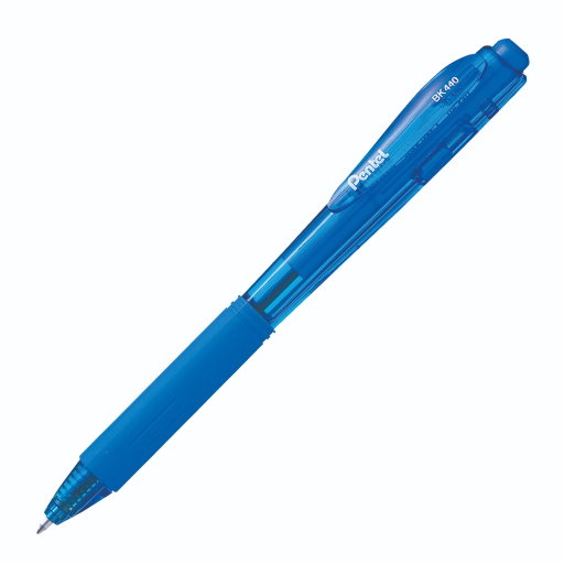 Wow! Retractable Ballpoint Pen, (1.0mm), Sky Blue Ink