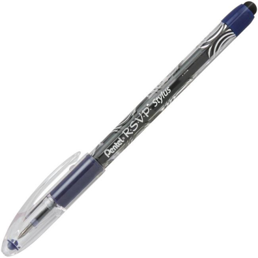 R.S.V.P. Stylus Ballpoint Pen, (0.7mm), Blue Ink