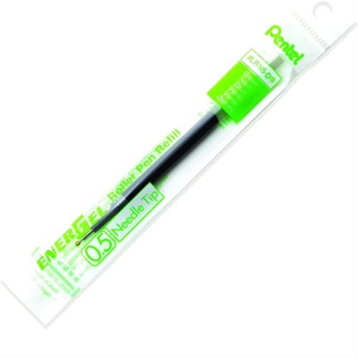 Refill Ink - For EnerGel Gel Pen (0.5mm) Fine Point Needle Tip, Green Ink