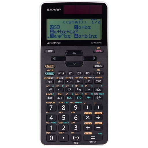 SHARP ELW535XGBWH 422FUNCTIONS, 10X3 LINE DISPLAY SCIENTIFIC CALCULATOR