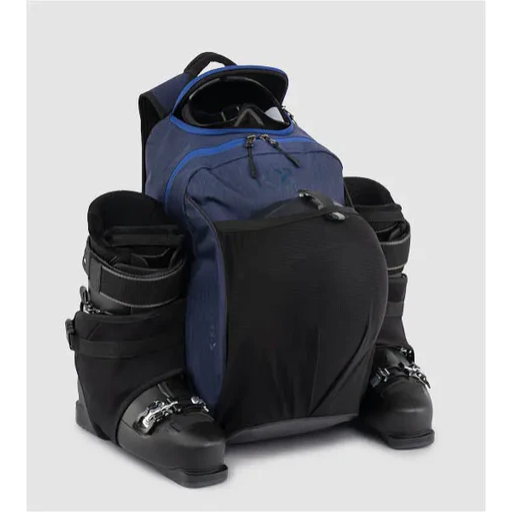 K&B Sport - Ski Boot Backpack - Slick - Navy/ Blue
