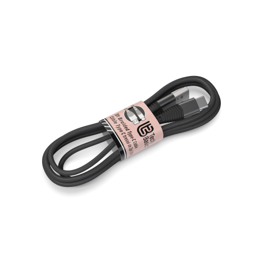 Bulk 3 ft Braided C-Type Cable