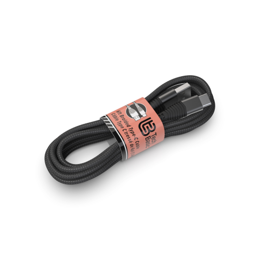 Bulk 6 ft Braided Type-C Cable