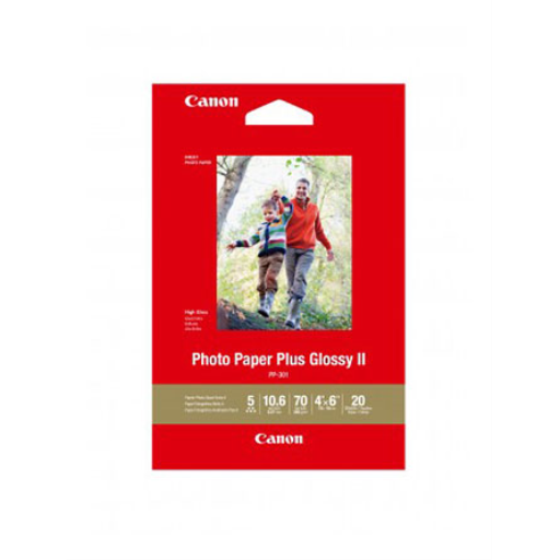 PP-301 4" x 6" Photo Paper Plus Glossy (20 sheets/pkg)