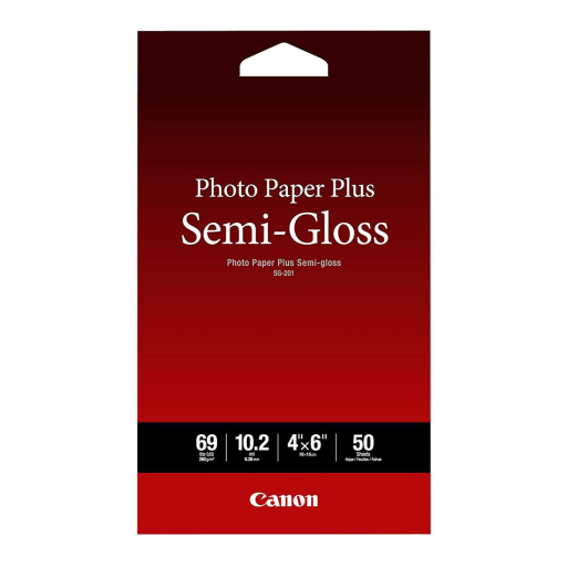 SG-201 4" x 6" Photo Paper Plus Semi-Gloss (50 sheets/pkg)