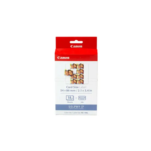 Canon Ink & Label Set KC-18IL (Card Size)