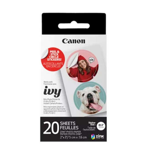 Canon ZINK Pre Cut Circle Sticker Pack