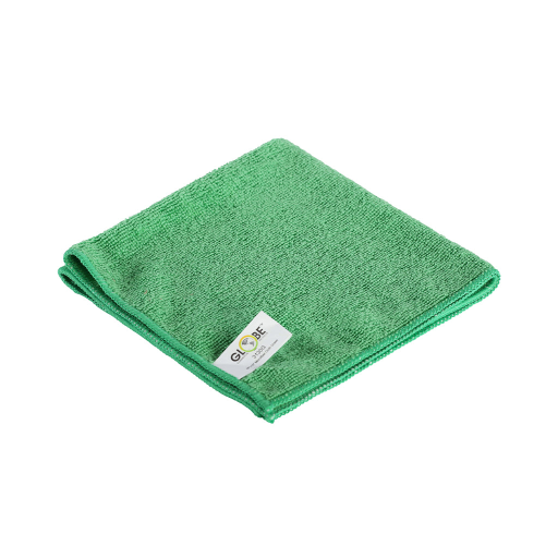 14"x14" Microfiber Cloth 240GSM Green (Pack of 10)