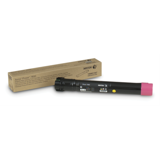 106R01567 Magenta High Capacity Toner Cartridge; Phaser 7800