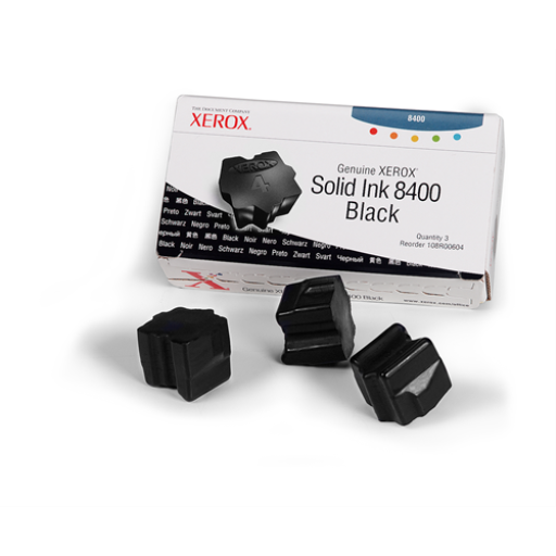 108R00604 Genuine Xerox Solid Ink 8400 Black (three Sticks)