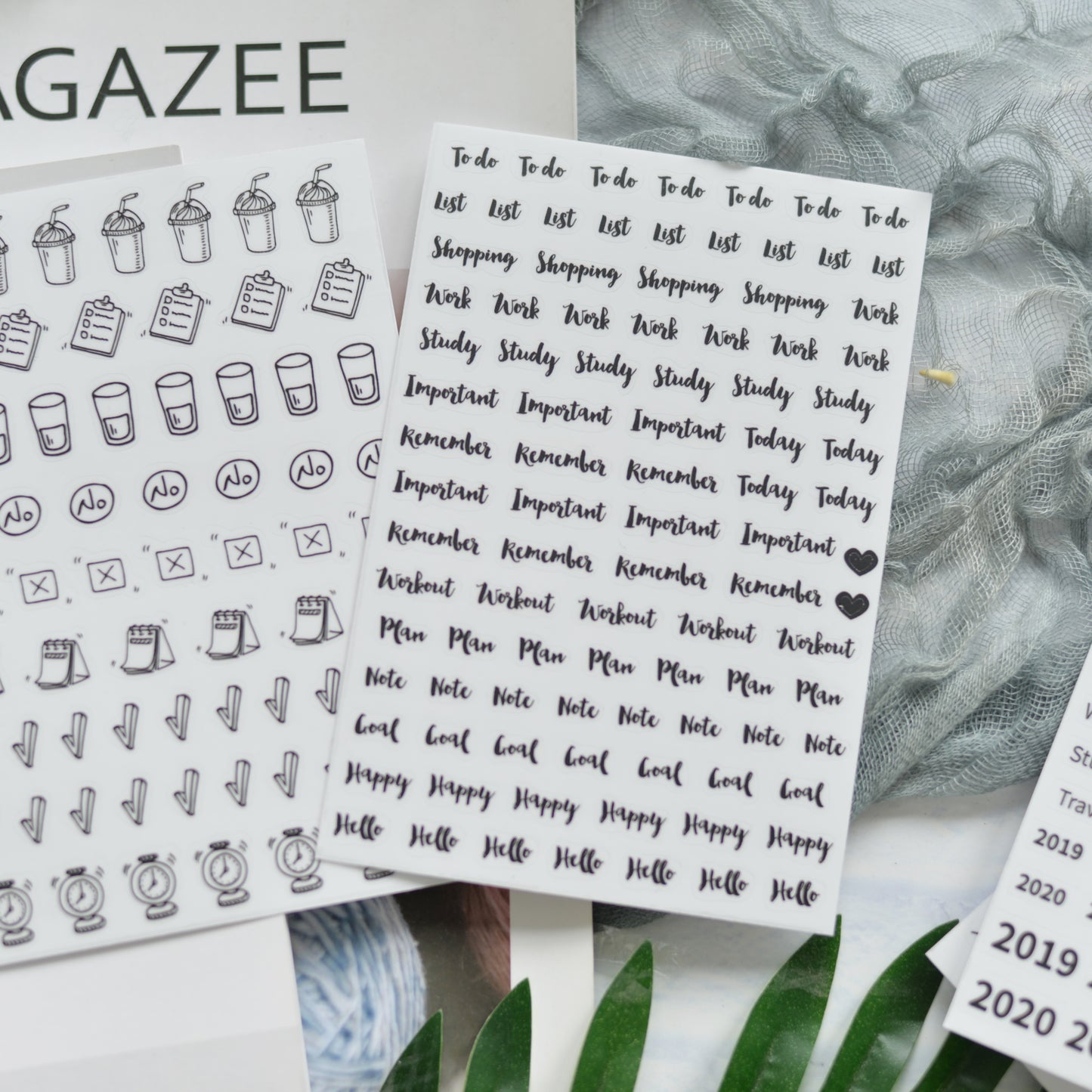 Decorative stickers for notebooks Toner Ink Canada