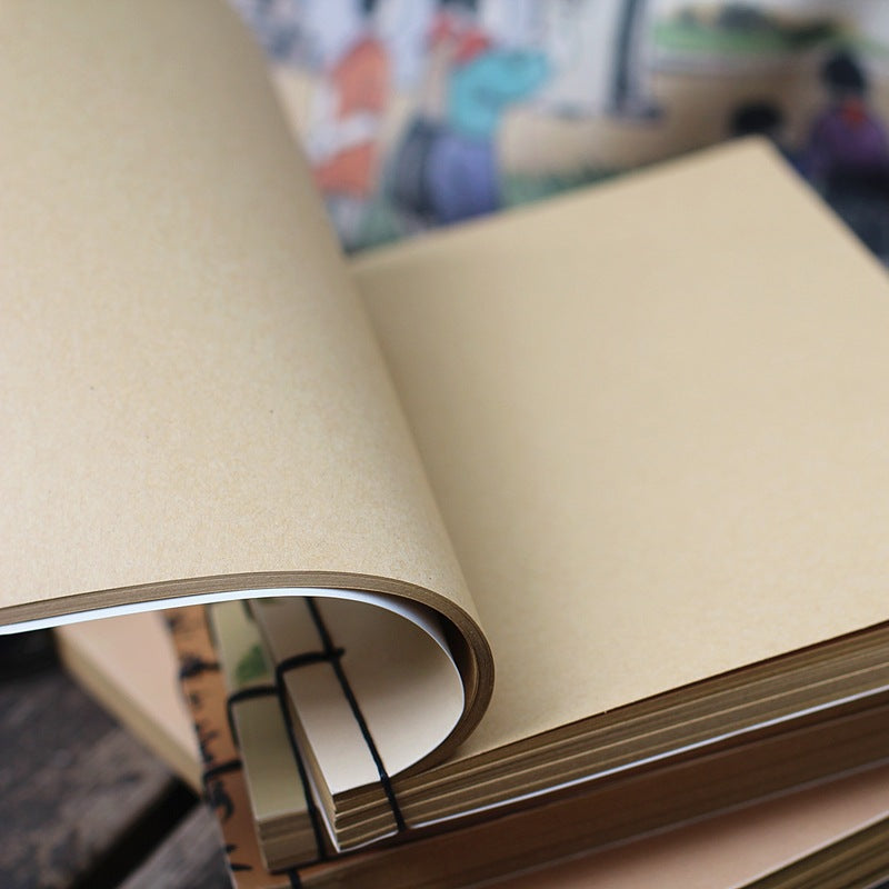 Chinese Style Retro Famous Painting Thread-bound Tassel Notebooks Toner Ink Canada