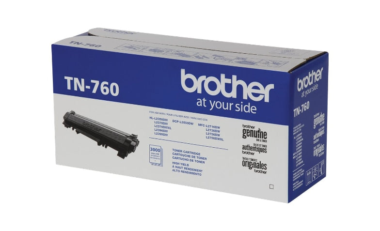 Brother TN760 High Yield Mono Laser Toner Cartridge