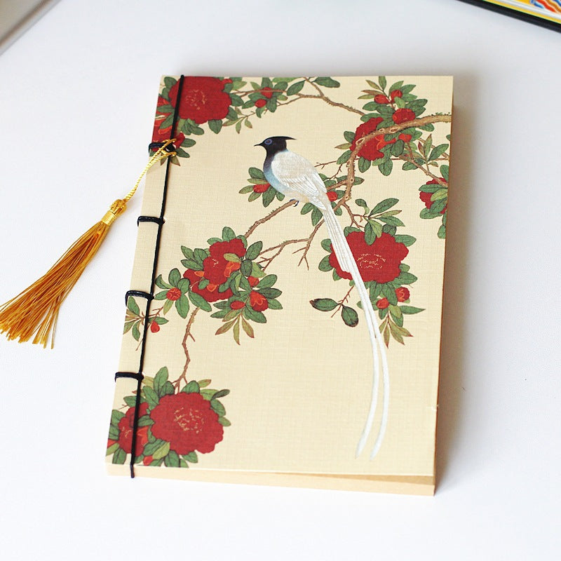 Chinese Style Retro Famous Painting Thread-bound Tassel Notebooks Toner Ink Canada