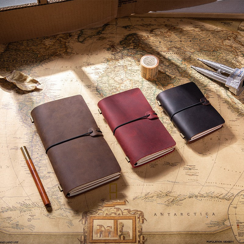 Crazy Horse Leather Business Notebooks High-grade Diary Toner Ink Canada