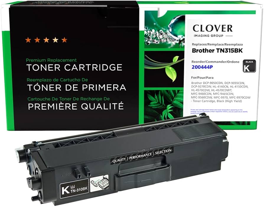 Remanufactured High Yield Black Toner Cartridge for Brother TN315