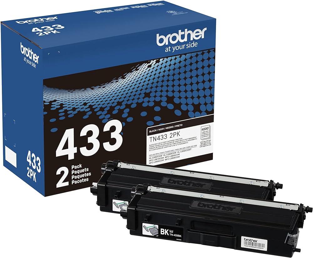 Brother Genuine TN433 Toner Cartridge Multipack Brother