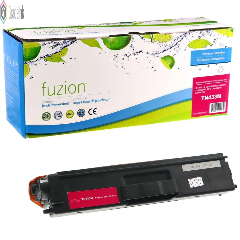 Brother TN433M Compatible Toner - Magenta - Toner Ink Canada