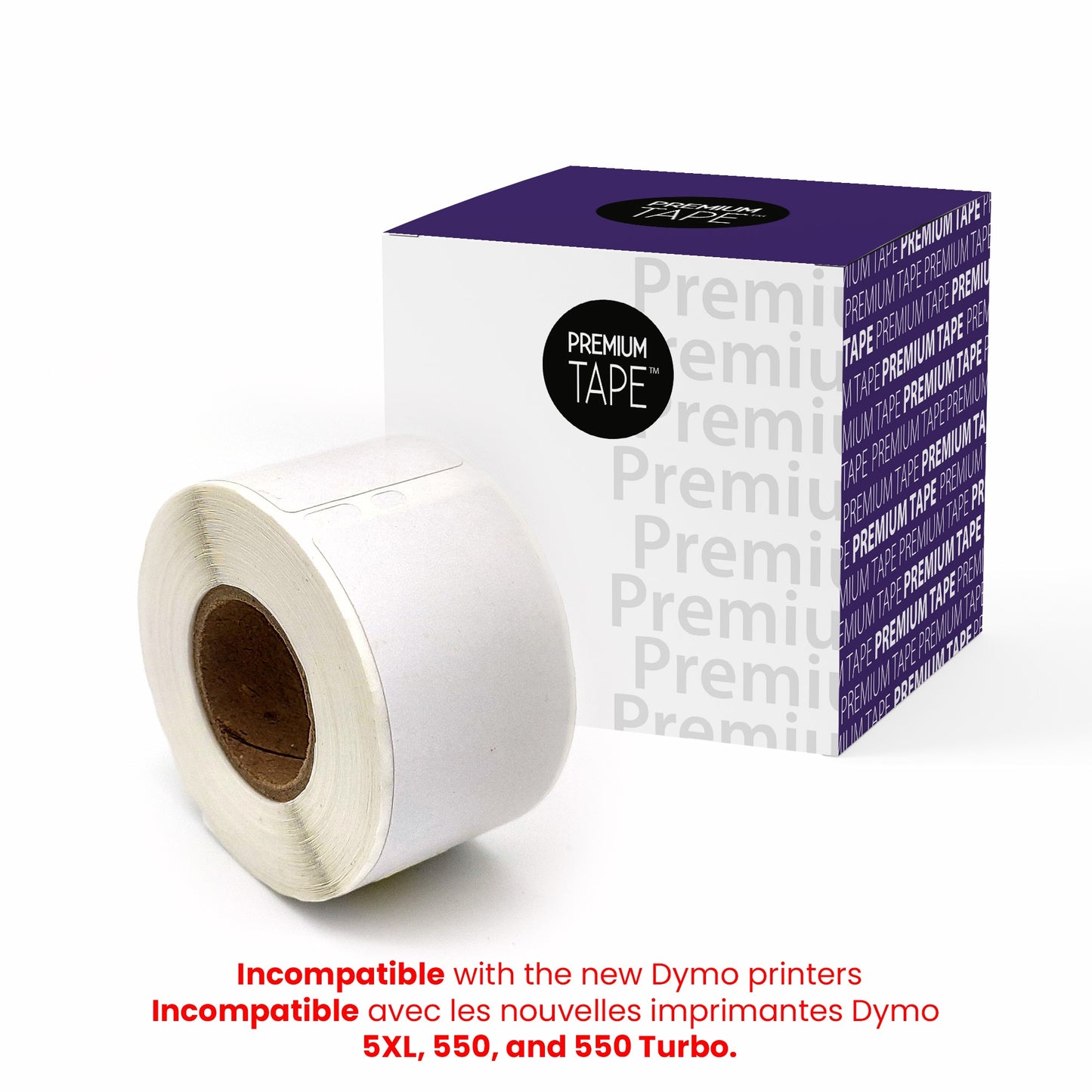 Alternative Dymo 30251 Labels 1 1/8'' x 3 1/2" (2 x 130)
