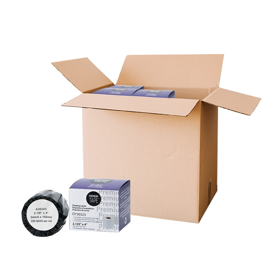 Alternative Dymo 30323 labels 2 1/8'' x 4'' (Pack of 10)