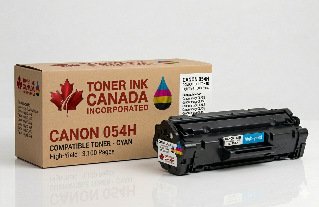 Canon 3027C001 (054H) Compatible Toner - Cyan