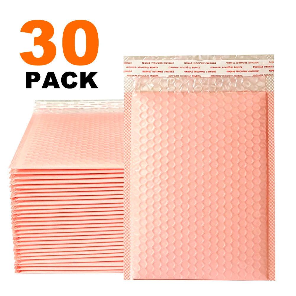 10-50Pcs Colorful Bubble Mailers Self Seal Envelopes Shipping Packages Padded Mailing Bags for Small Business Supplies Delivery