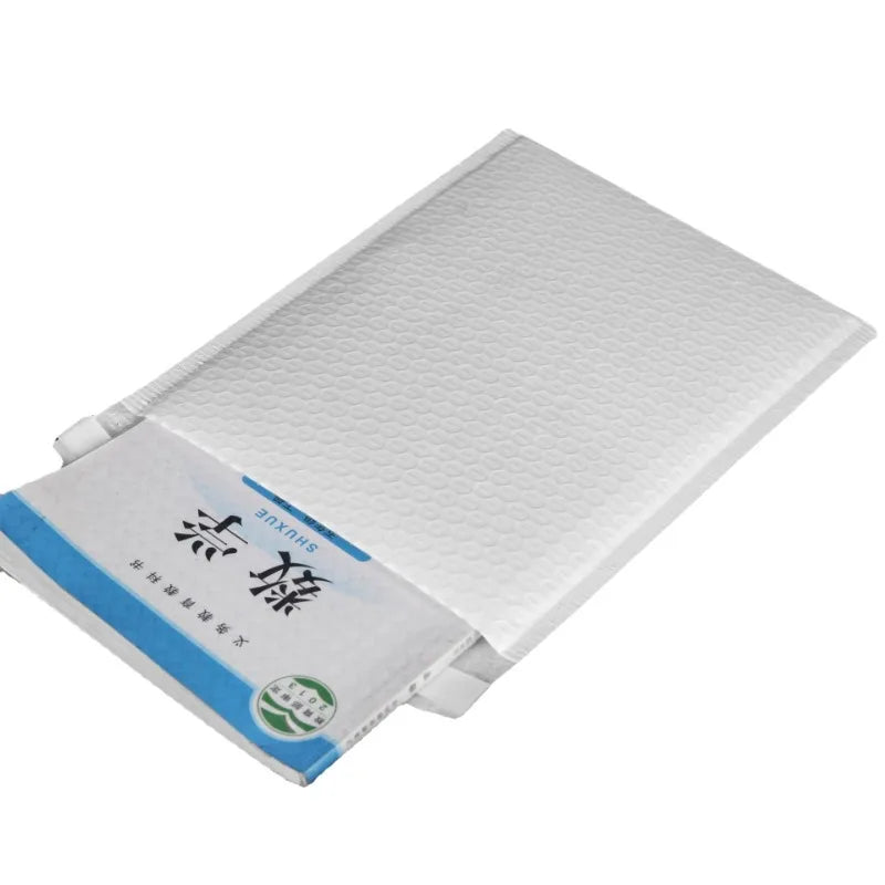 White Bubble Mailers 2-Size Bundle (18x23/20x25cm, 50pcs) - Ideal for E-commerce, Mailing & Product Protection