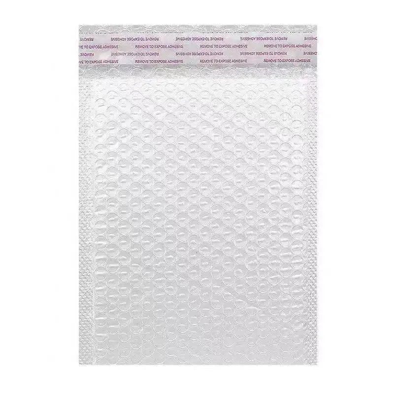 White Bubble Mailers 2-Size Bundle (18x23/20x25cm, 50pcs) - Ideal for E-commerce, Mailing & Product Protection