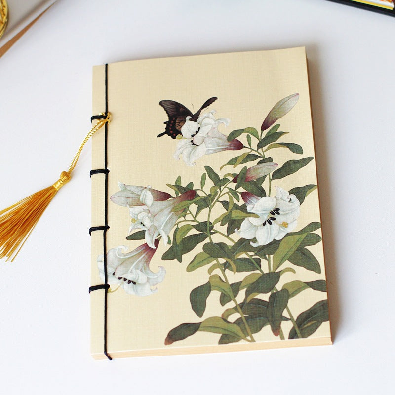 Chinese Style Retro Famous Painting Thread-bound Tassel Notebooks Toner Ink Canada
