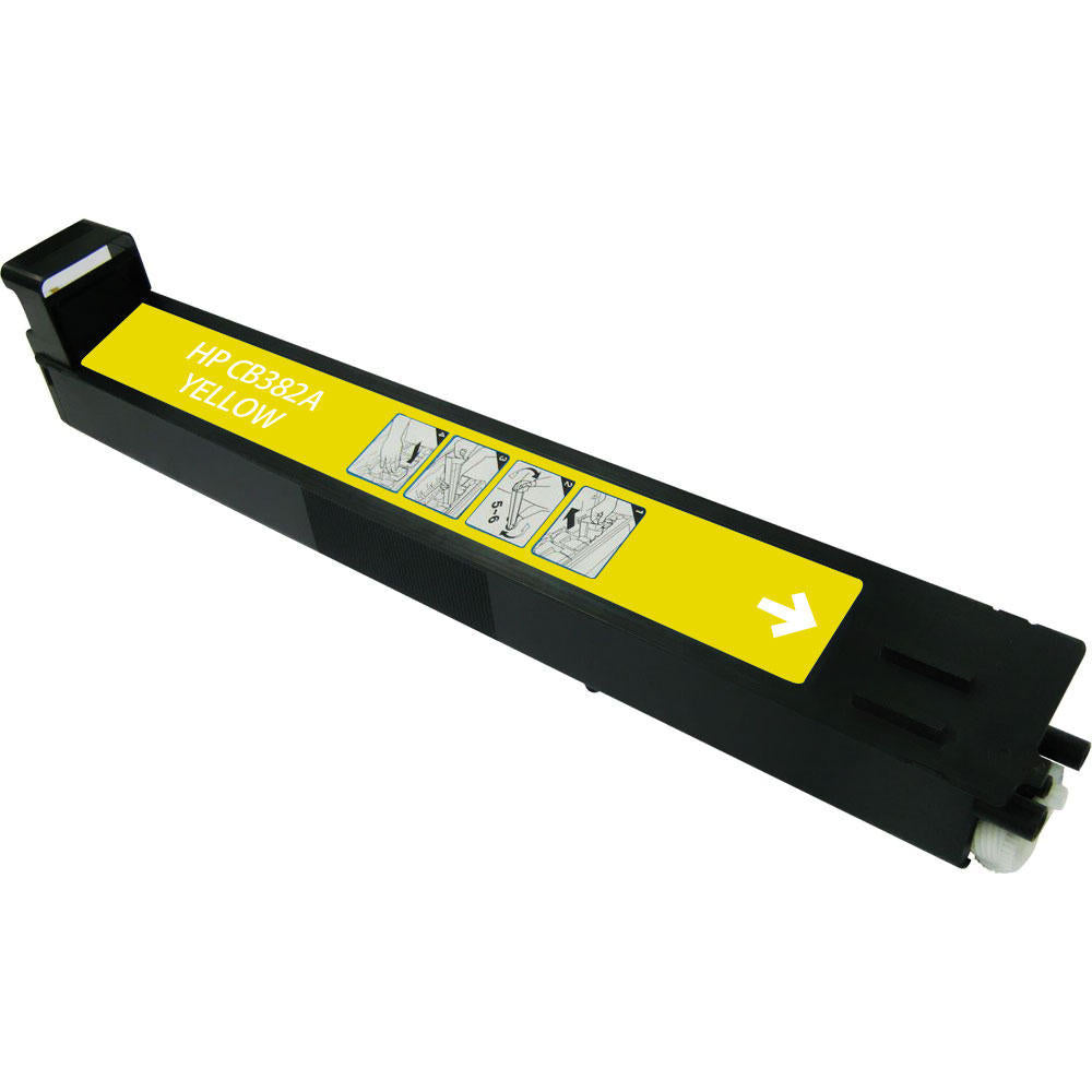 HP Compatible CB382A Yellow Toner Cartridge