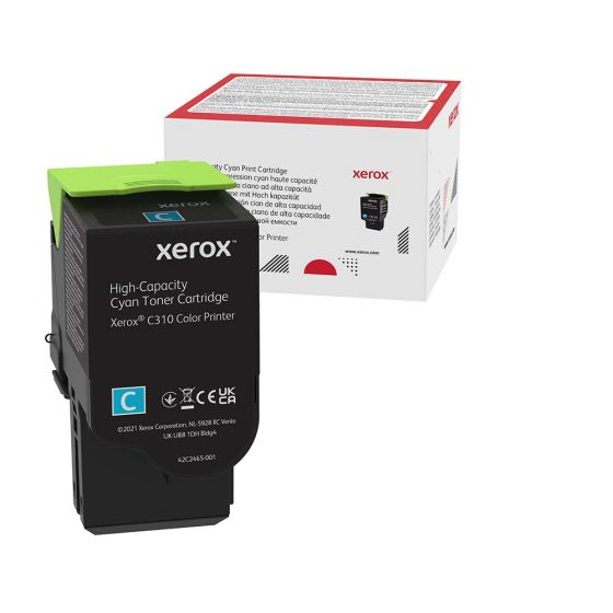 006R04365 Genuine Xerox Cyan High Capactiy Toner Cartridge, Xerox C310 & C315 Color Printer Xerox