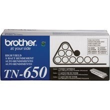 Brother TN650 Black Toner Cartridge, High Yield Brother