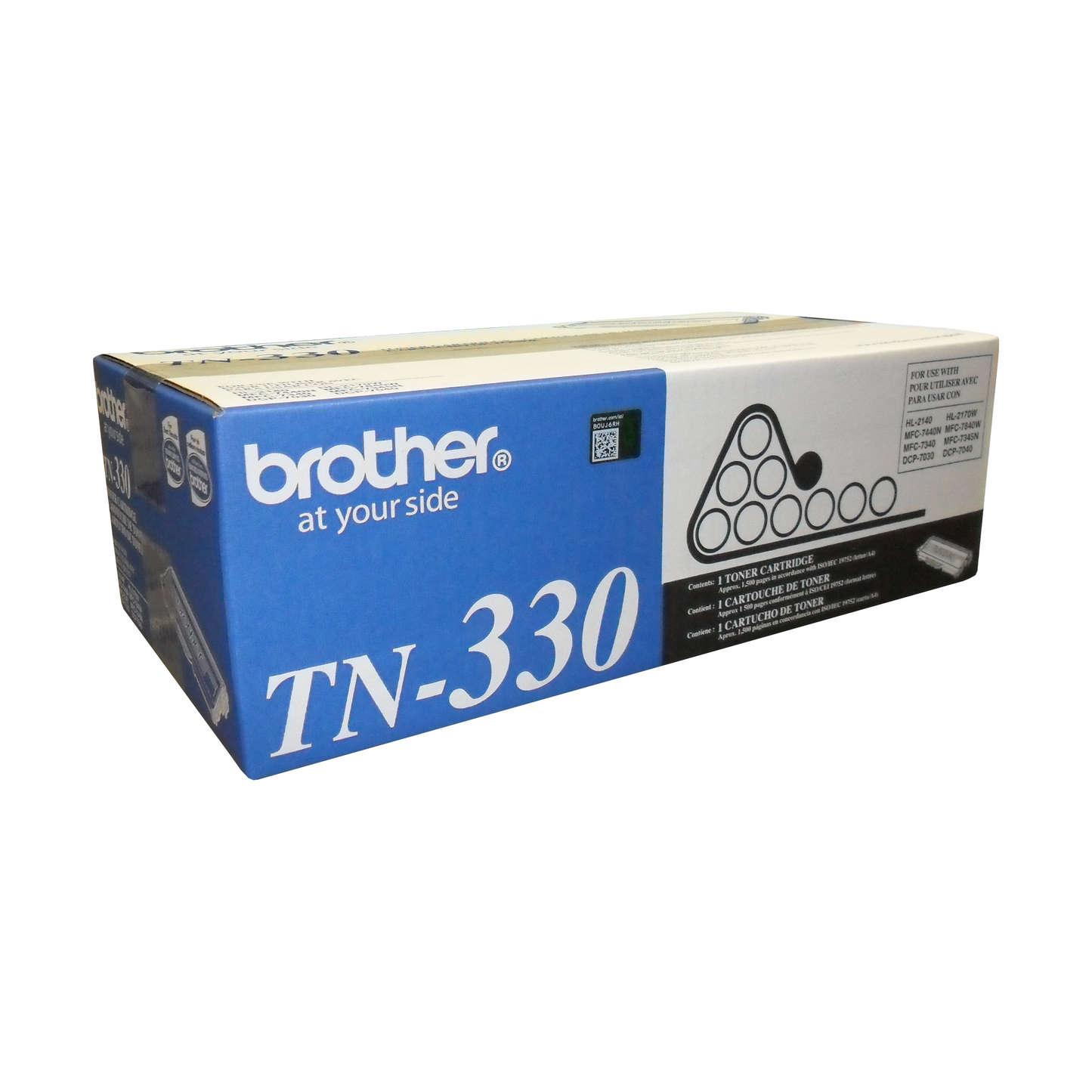 Brother TN330 Black Toner Cartridge, Standard Yield Brother