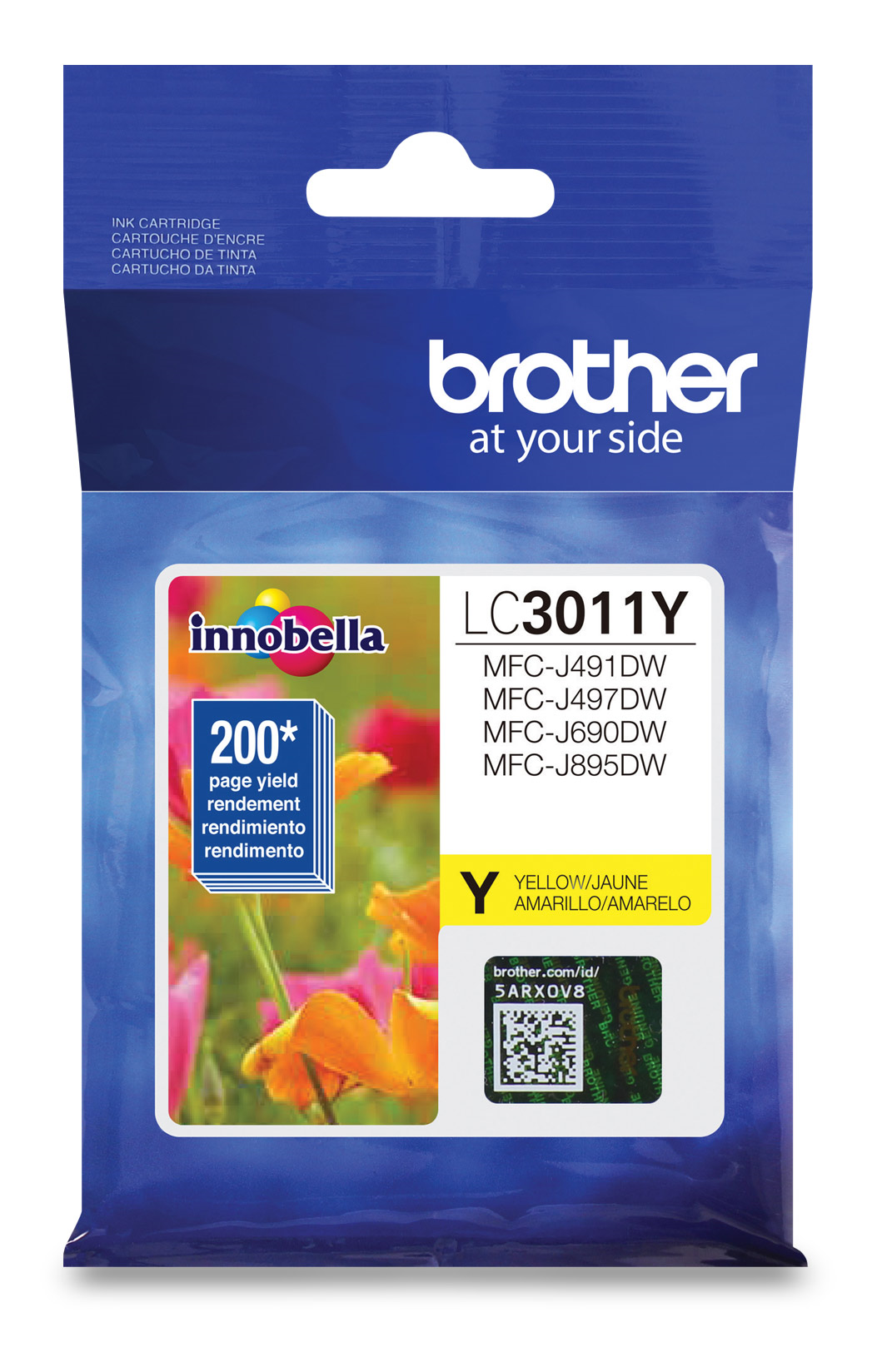 Brother LC3011YS  Yellow Ink Cartridge, Standard Yield Brother