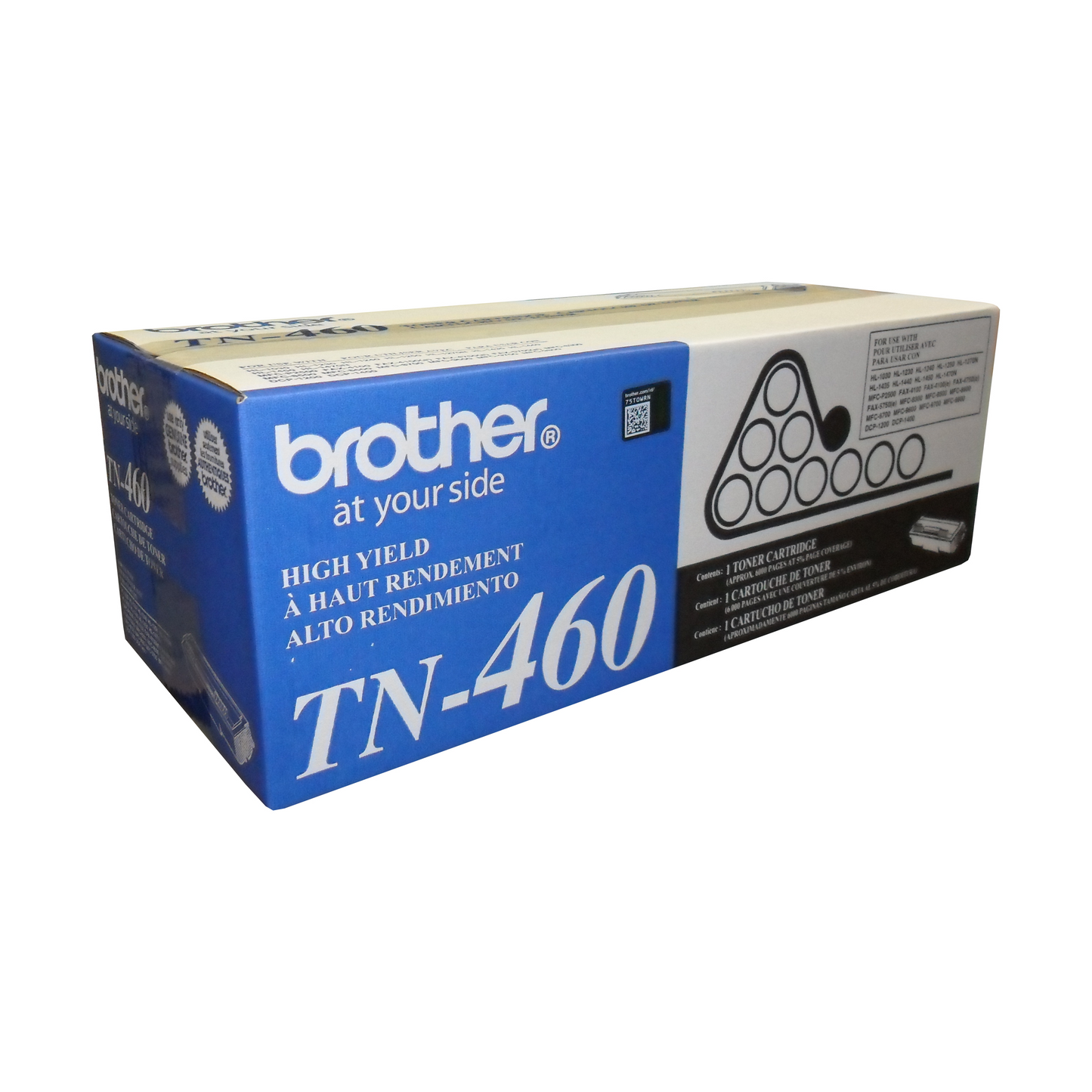 Brother TN460 Black Toner Cartridge, High Yield Brother
