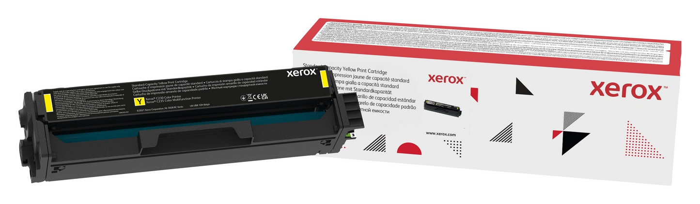 006R04386 Genuine Xerox Yellow Standard Capacity Print Cartridge, Xerox C230/C235 Color Printer/Multifunction Xerox