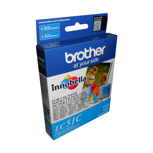 Brother LC51CS Innobella  Cyan Ink Cartridge, Standard Yield Brother