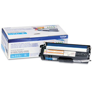 Brother TN315C Cyan Toner Cartridge, High Yield Brother