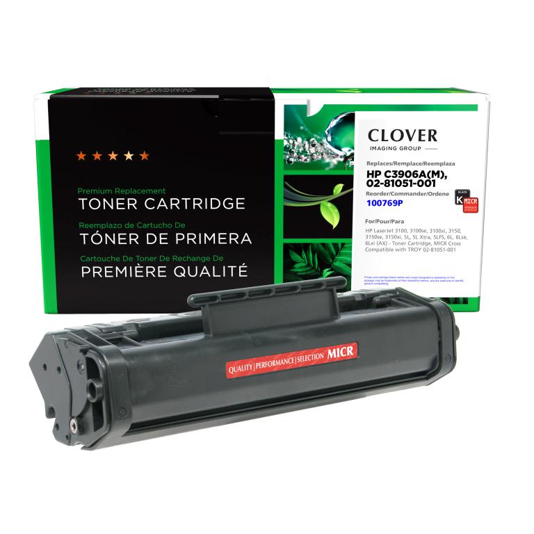 MICR Toner Cartridge for HP C3906A (HP 06A), TROY 02-81051-001
