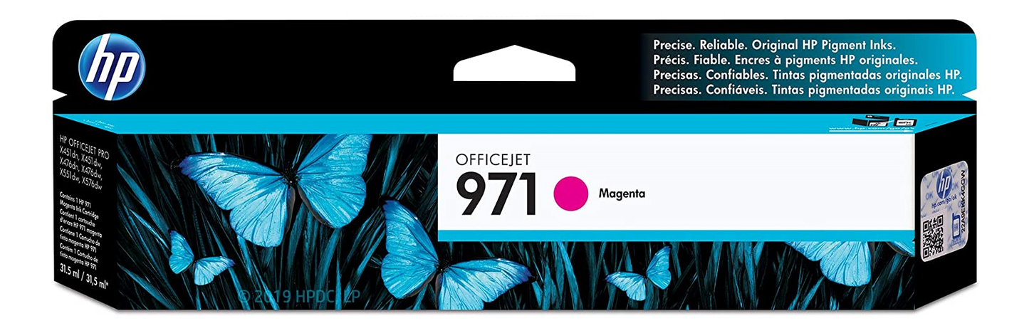 HP 971 Magenta Ink Cartridge HP Canada