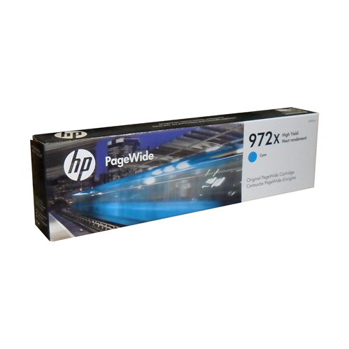 HP 972X Cyan Original PageWide Cartridge HP Canada