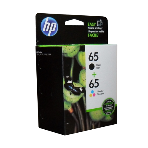 HP 65 Clr/Blk Ink Crtg Combo 2-Pack HP Canada