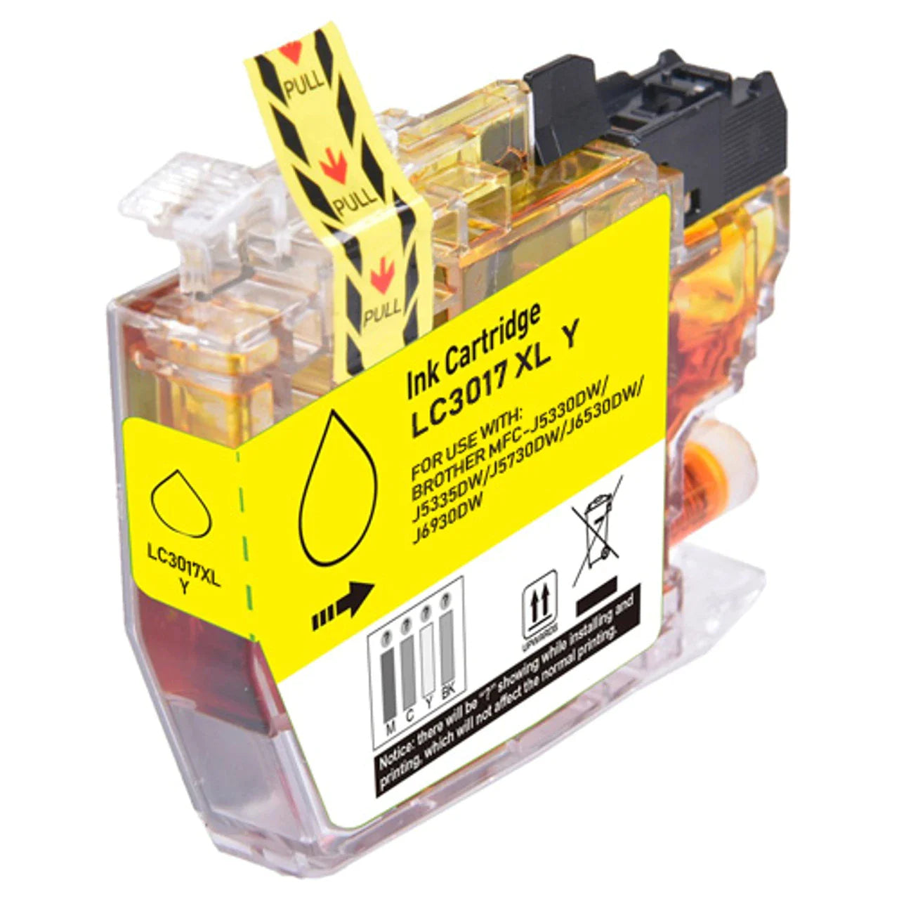 Brother Compatible LC3017Y Ink-Jet Cartridges