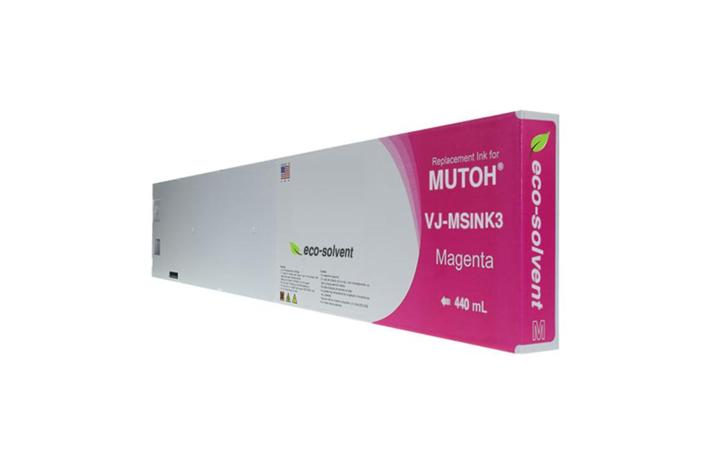 Magenta Wide Format Inkjet Cartridge for Mutoh VJ-MSINK3-MA440