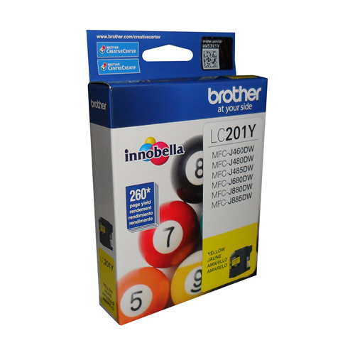 Brother LC201YS Innobella  Yellow Ink Cartridge, Standard Yield Brother