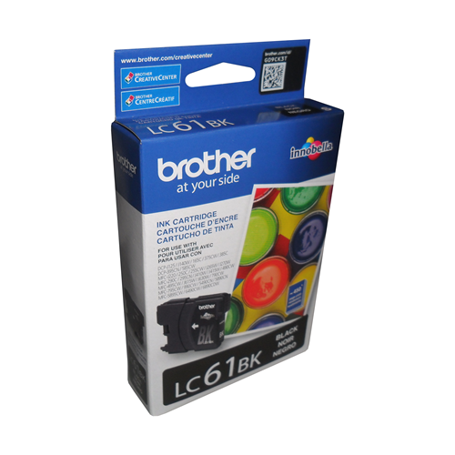 Brother LC61BKS Innobella Black Ink Cartridge, Standard Yield Brother